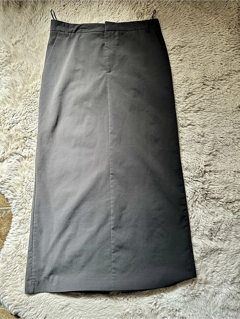 Zara Gray Midi Skirt Size XS Like New